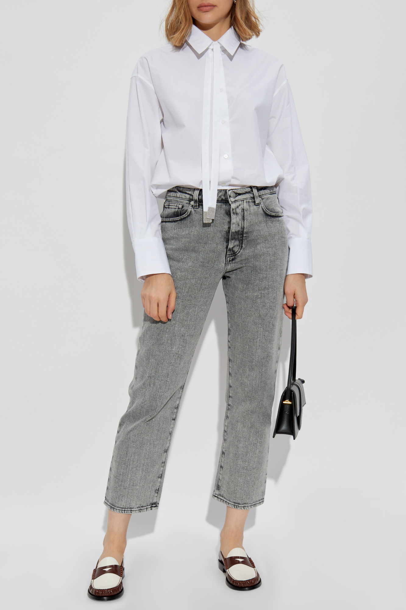 White Shirt with Ties Fabiana Filippi - Vitkac Canada
